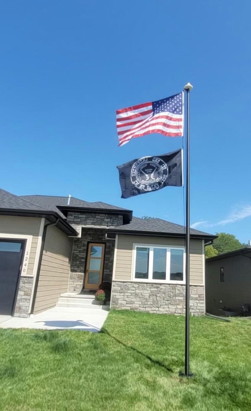 American Flags Wave — Omaha, NE — A -1 Flags, Poles, and Repair