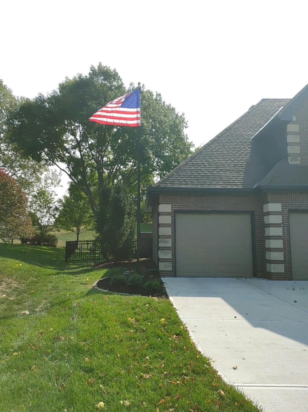 Black Standard Flag — Omaha, NE — A -1 Flags, Poles, and Repair