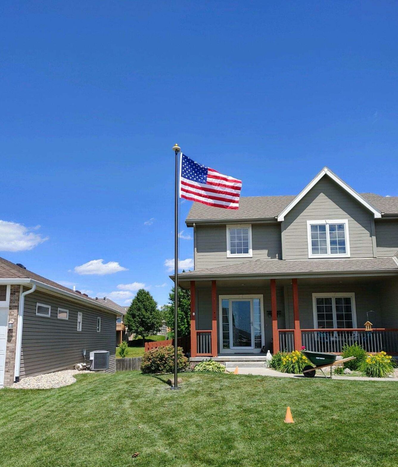 Flag Installation — Omaha, NE — A -1 Flags, Poles, and Repair