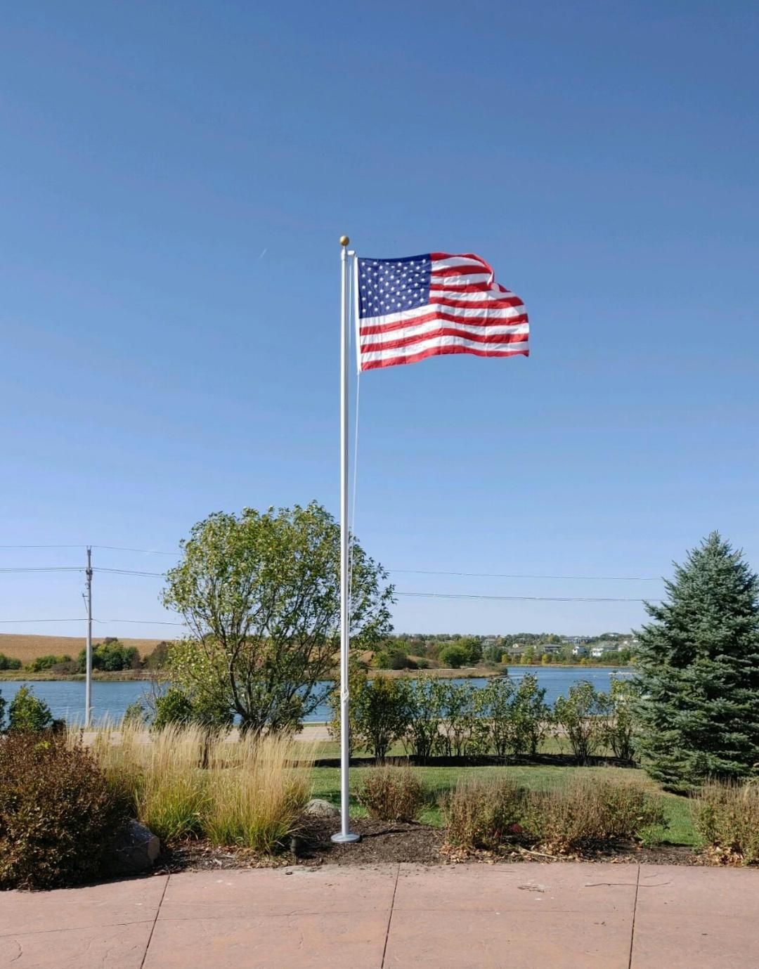 Titan Telescoping Flagpole — Omaha, NE — A -1 Flags, Poles, and Repair