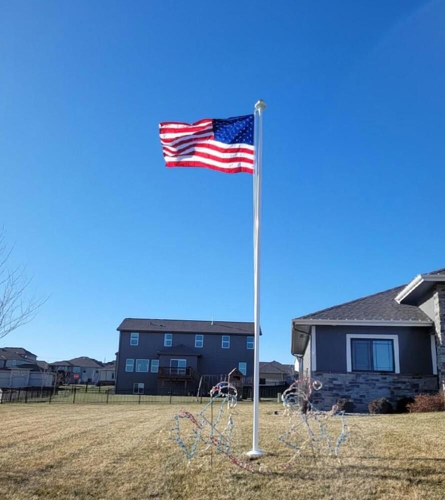 In The Wind Flag — Omaha, NE — A -1 Flags, Poles, and Repair