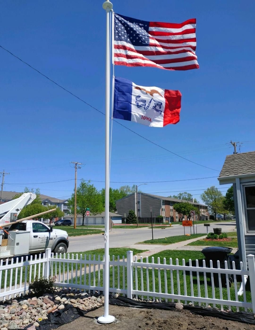 Flagpoles Going Strong — Omaha, NE — A -1 Flags, Poles, and Repair
