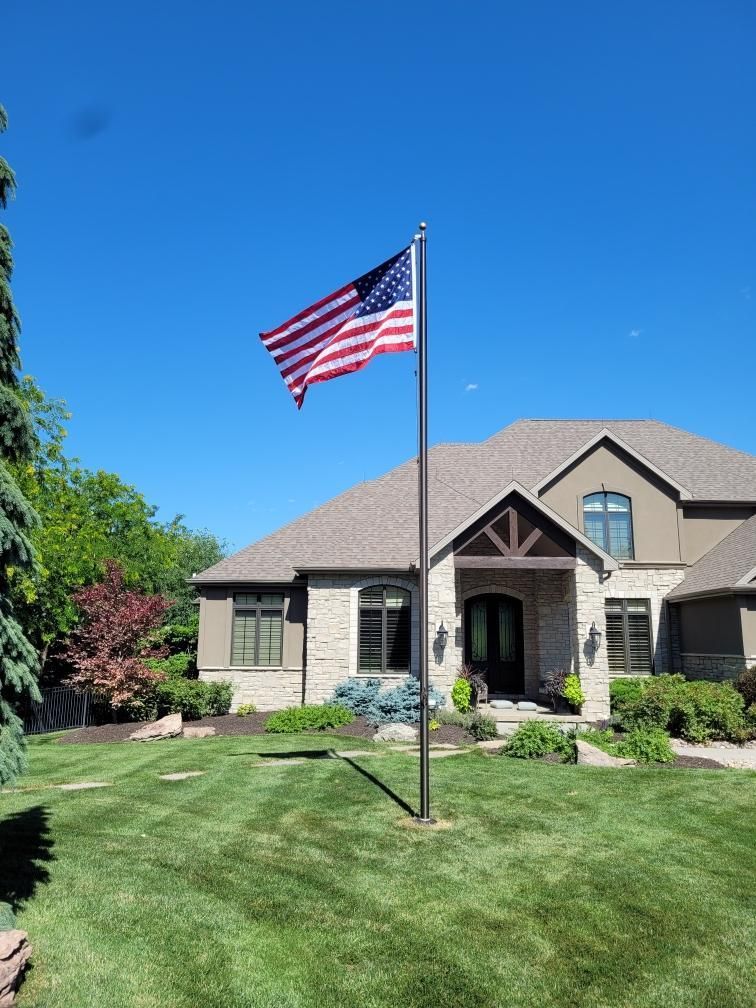 25 Bronze Flag Pole — Omaha, NE — A -1 Flags, Poles, and Repair