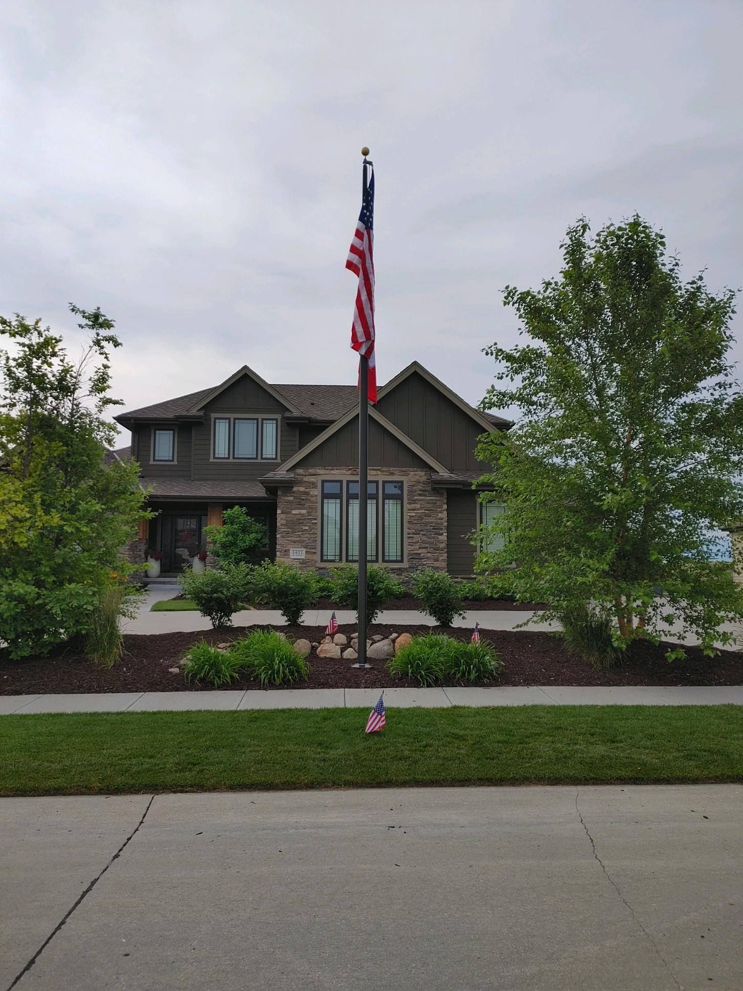 25 Cont Bronze Flag Pole — Omaha, NE — A -1 Flags, Poles, and Repair