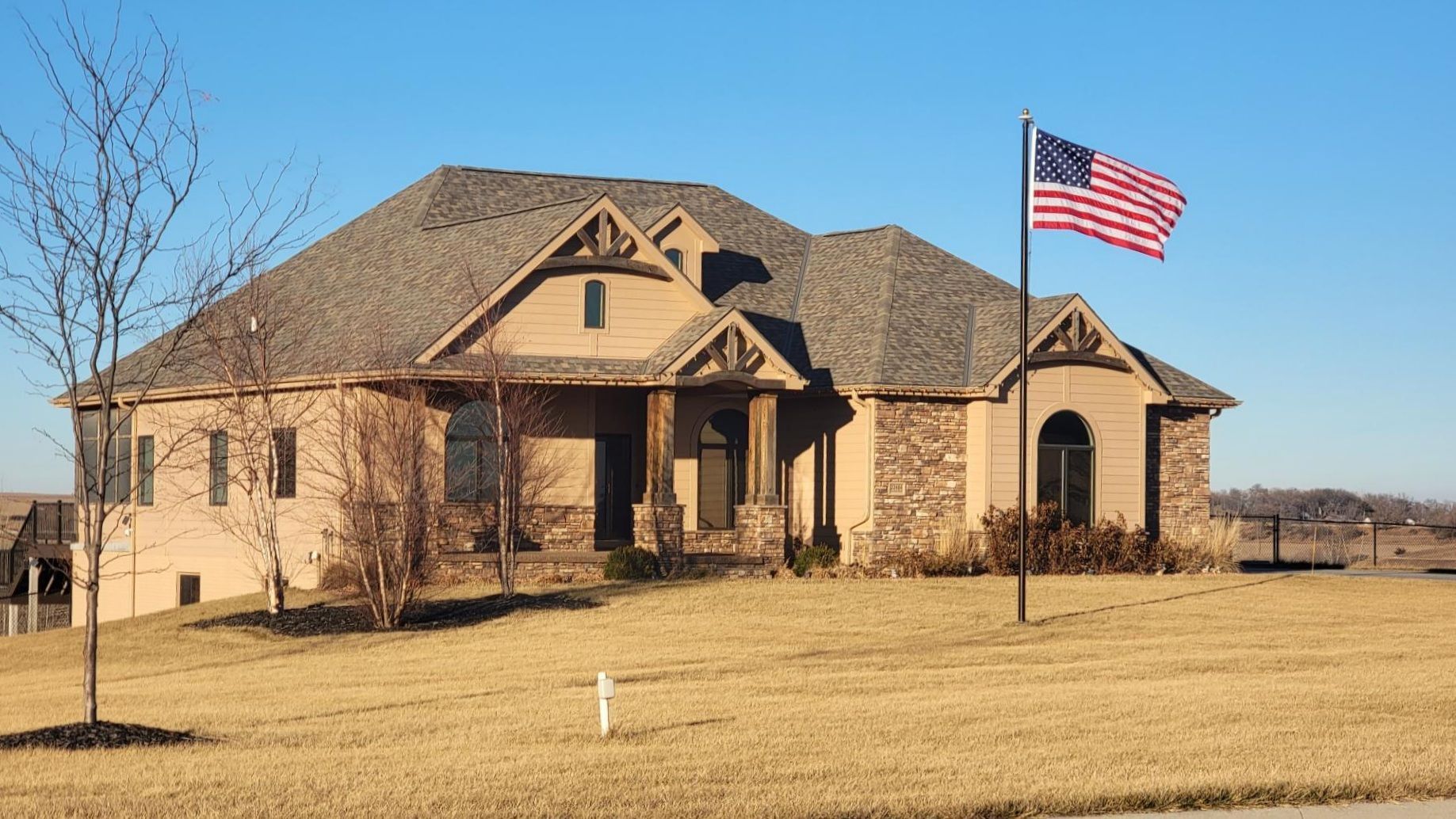 25x4 Bronze Flag Pole — Omaha, NE — A -1 Flags, Poles, and Repair