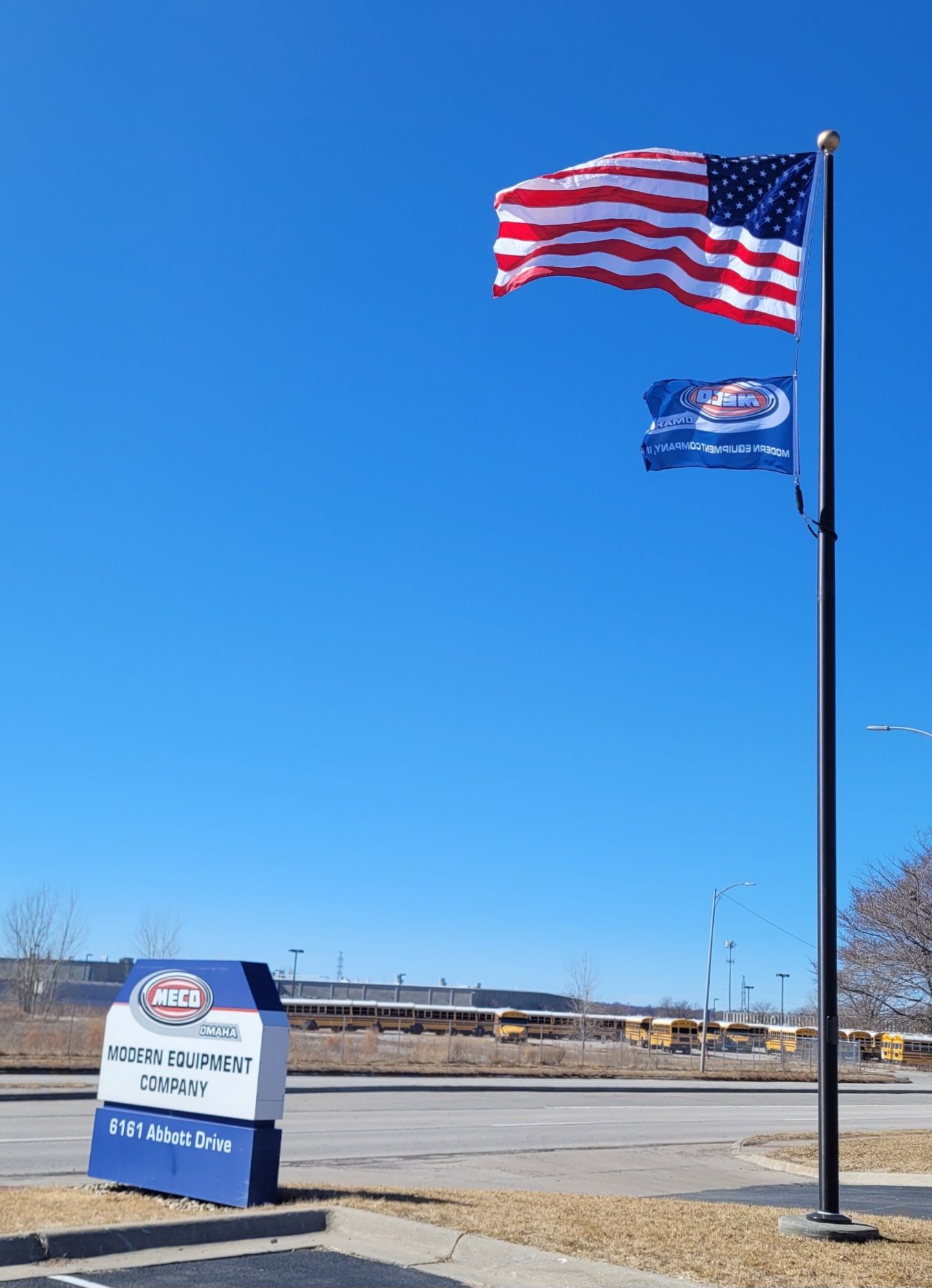 30'x6 BronzeSentry  — Omaha, NE — A -1 Flags, Poles, and Repair
