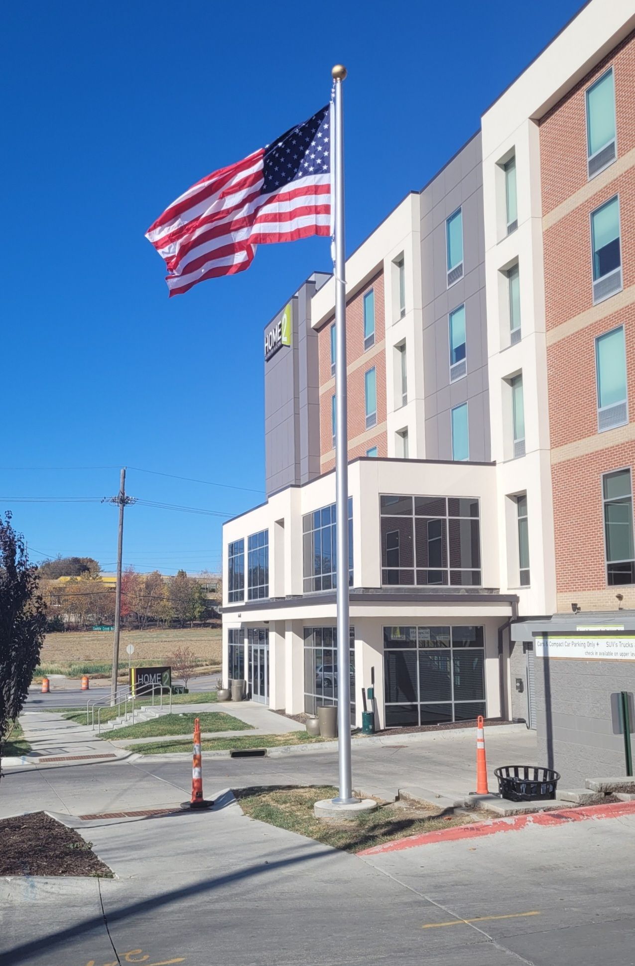 30'x6 Silver Indep — Omaha, NE — A -1 Flags, Poles, and Repair