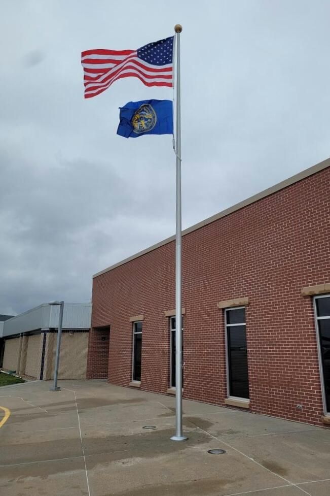 30x5 Silver Sentry2 — Omaha, NE — A -1 Flags, Poles, and Repair