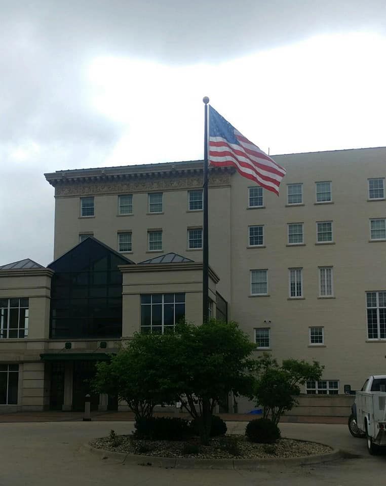 30x6 Bronze Sentry — Omaha, NE — A -1 Flags, Poles, and Repair