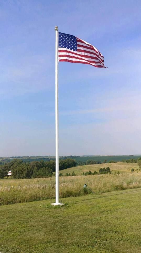 30x6 Cont White2 — Omaha, NE — A -1 Flags, Poles, and Repair