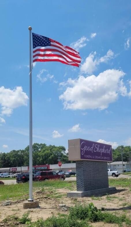 30x6 Silver Indep2 — Omaha, NE — A -1 Flags, Poles, and Repair