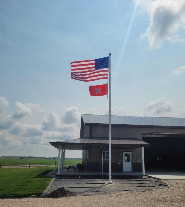 35x6 White Sentry— Omaha, NE — A -1 Flags, Poles, and Repair