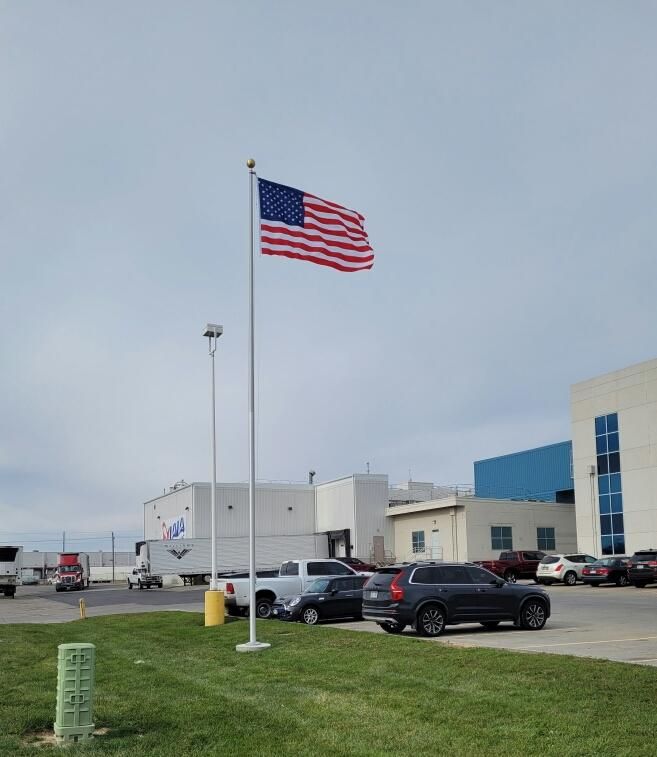 35x5 Silver Cont — Omaha, NE — A -1 Flags, Poles, and Repair