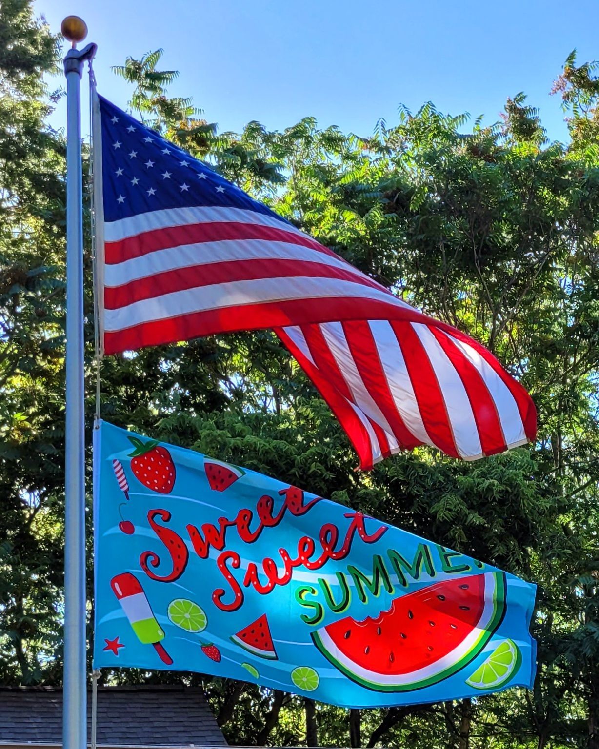 Sweet Summer Flag — Omaha, NE — A -1 Flags, Poles, and Repair