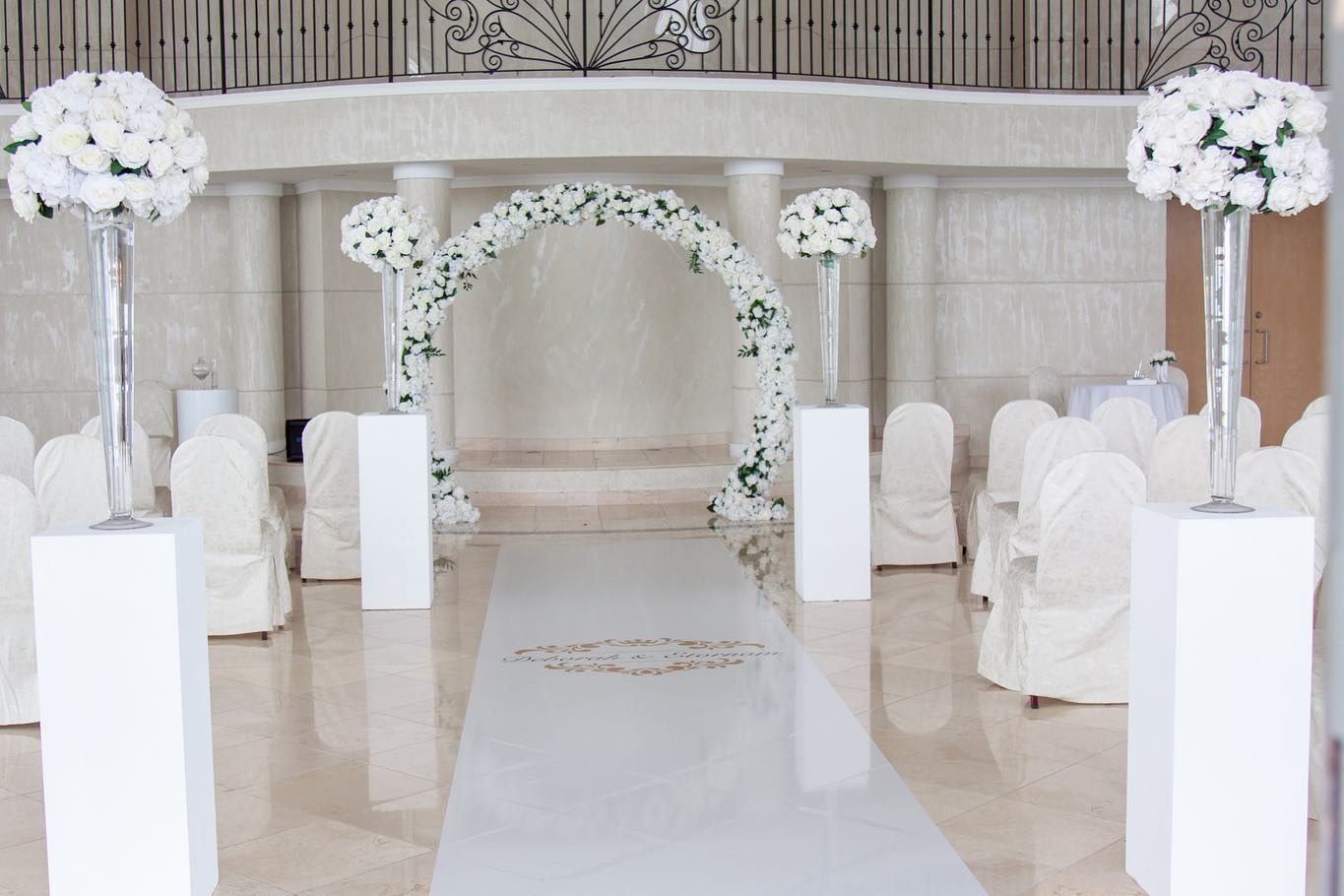 Boston Wireless Uplighting by Party Time Events - Blue