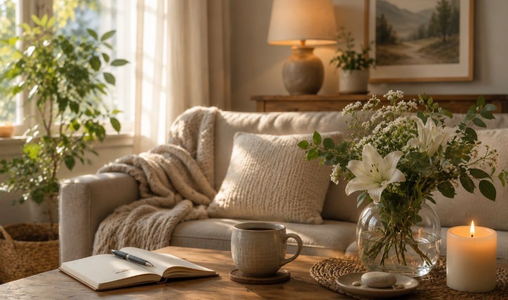 Comforting living room setting for funeral homes North Riverside, IL