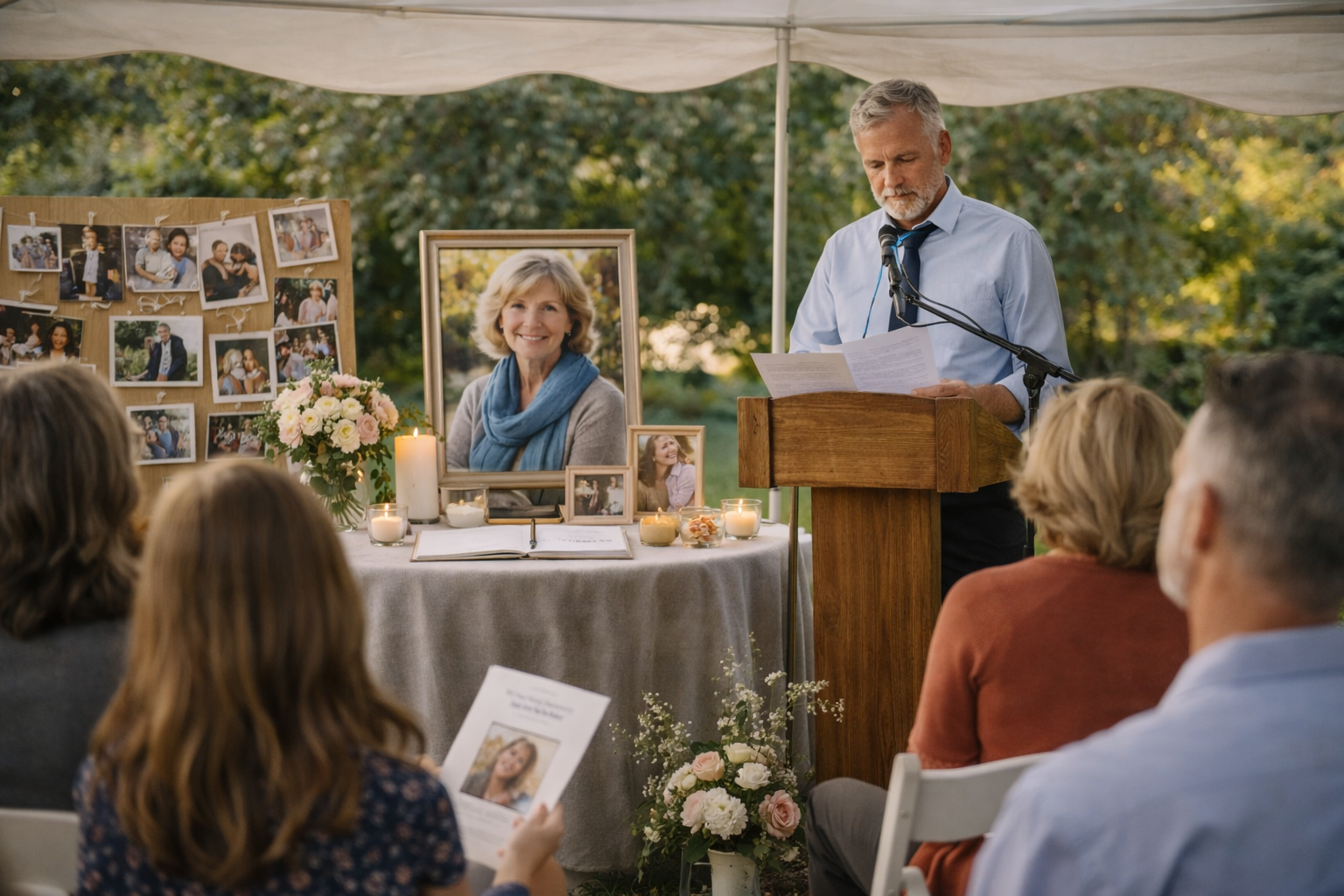 personalized memorial ceremony