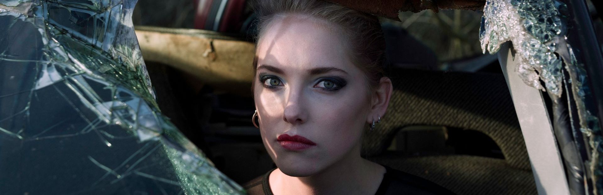 Artistic photos of July Janssen expressing emotion and narratives, often with a unique and non-commercial twist