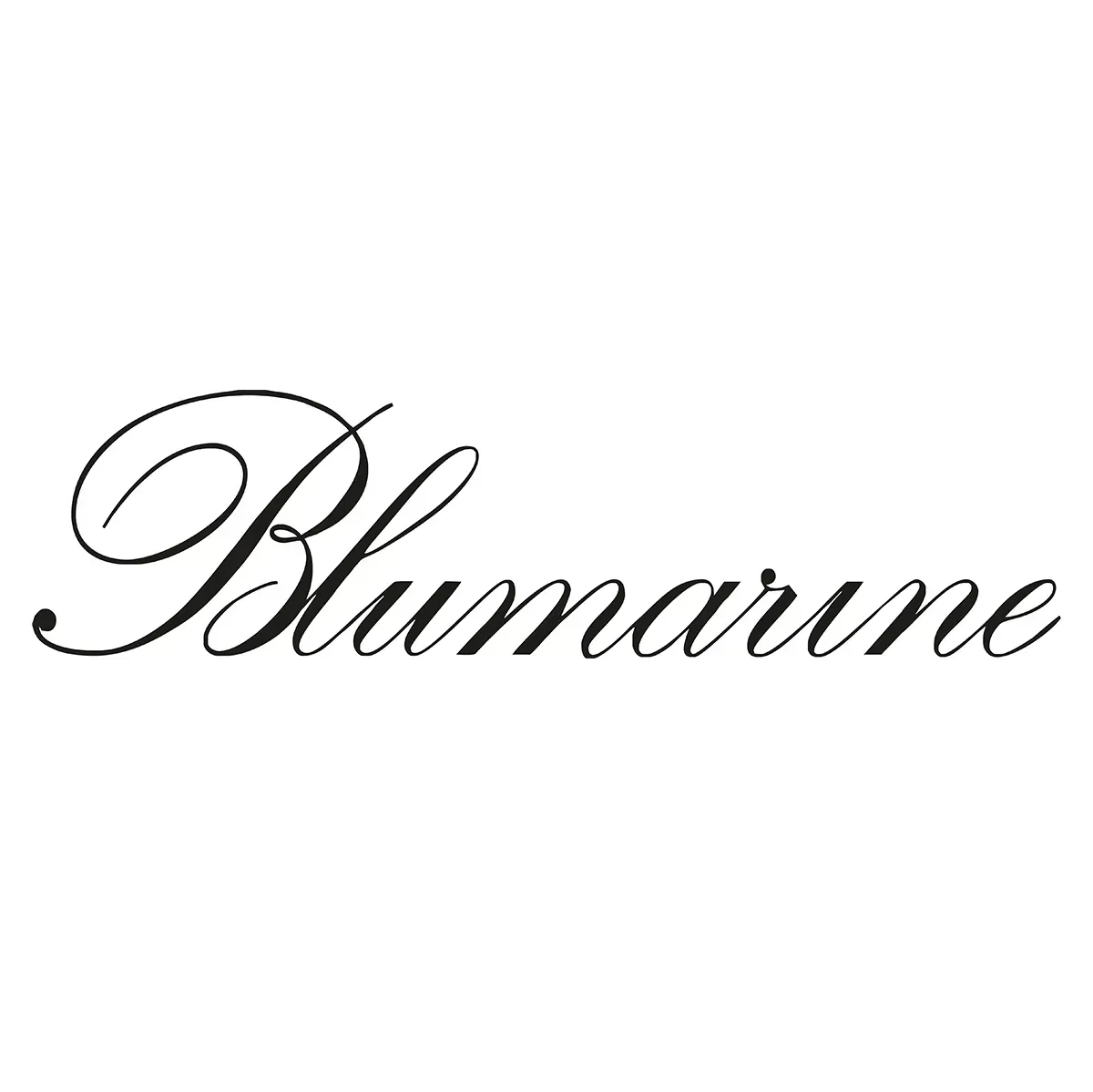 Blumarine logo in elegant script.