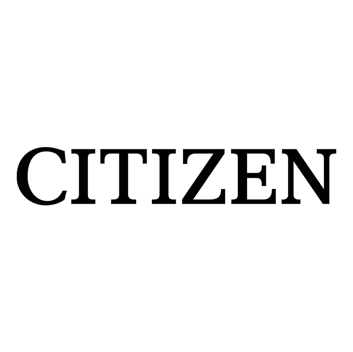 CITIZEN text logo in black, centered on a white background.