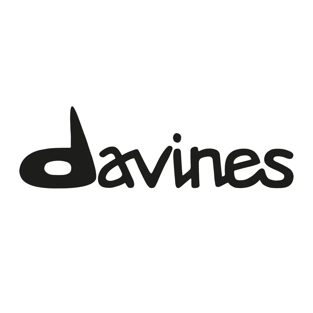 Davines logo in black script.