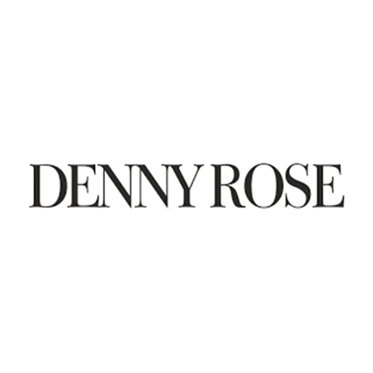 DENNY ROSE logo in black text on a white background.