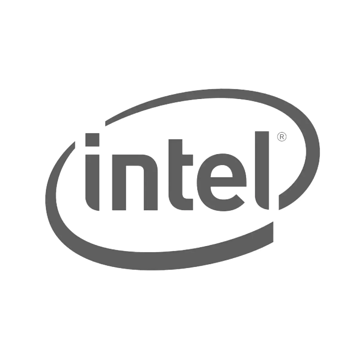 Intel logo: Gray 