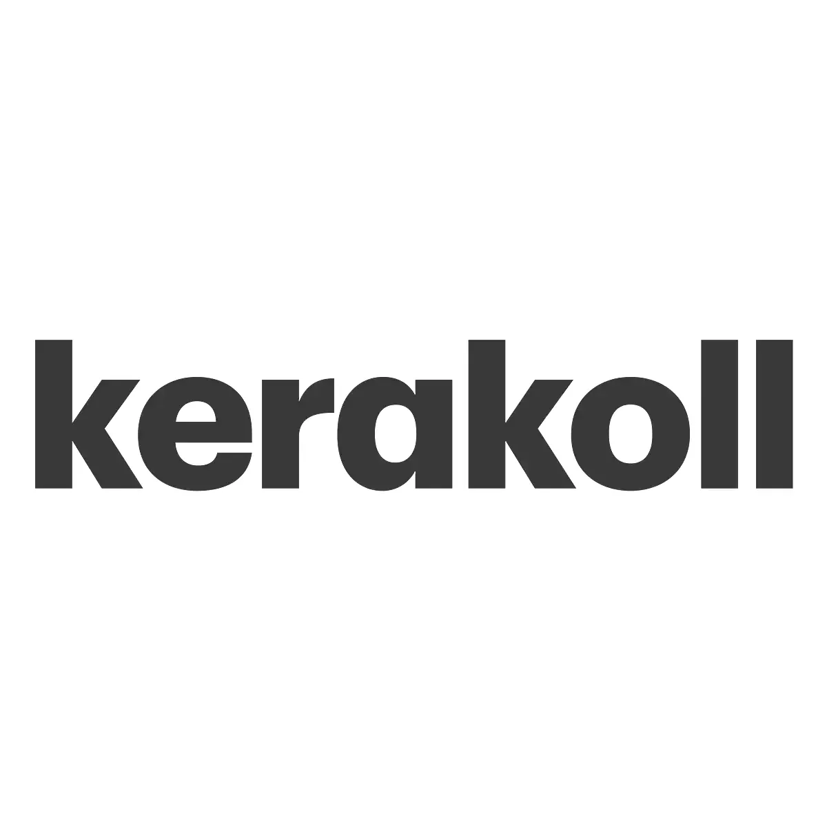 Kerakoll logo, dark gray text on a white background.
