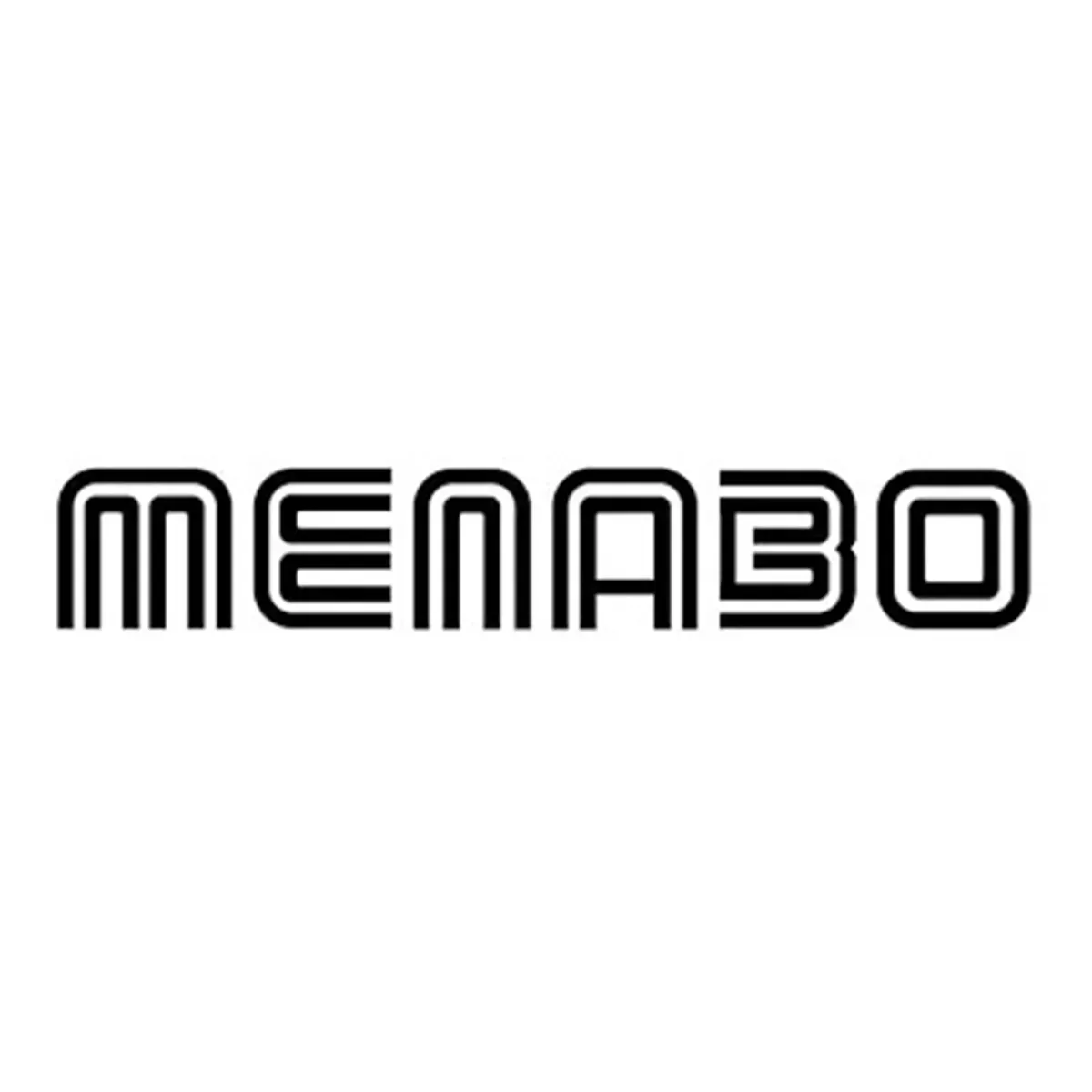 MEMABO text logo in black with a retro font.