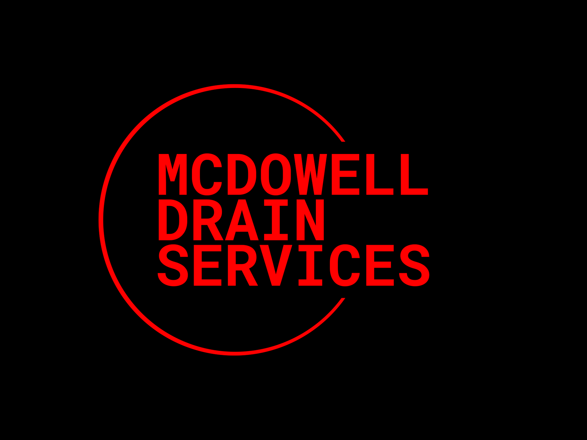 McDowell Drain Services Business Logo