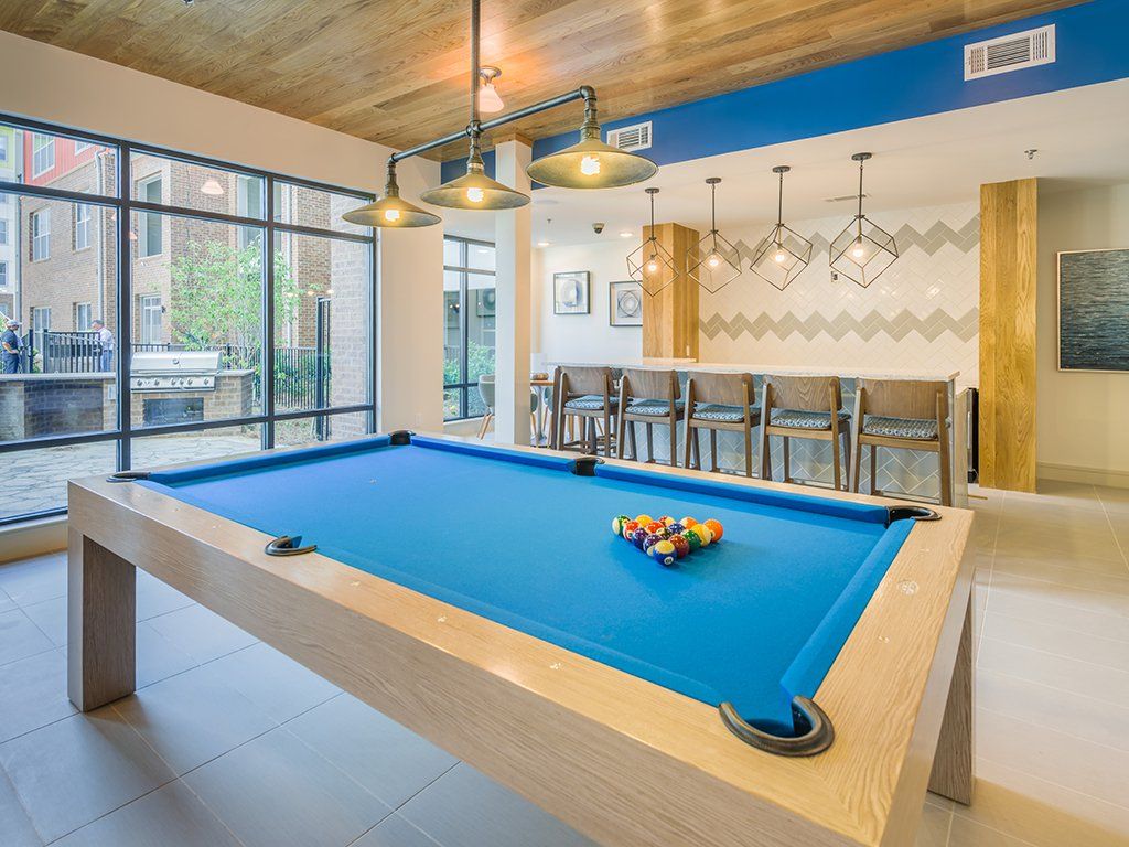 Recreation Room with Billiards Table | The District