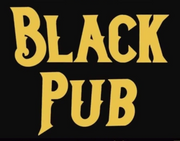 black pub -  logo