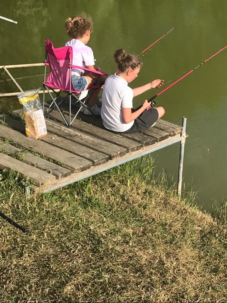 Children fishing