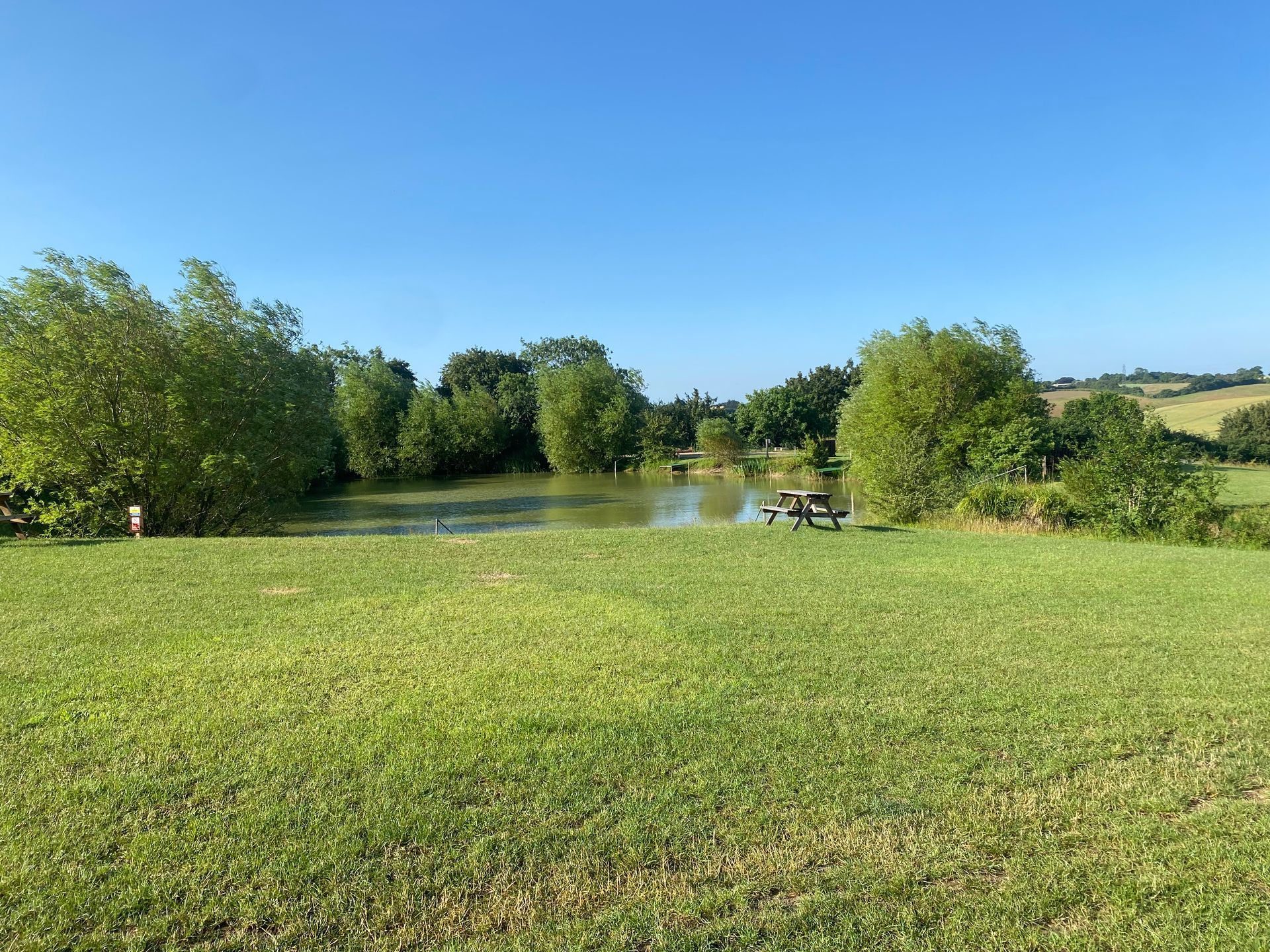 Non electric grass pitch