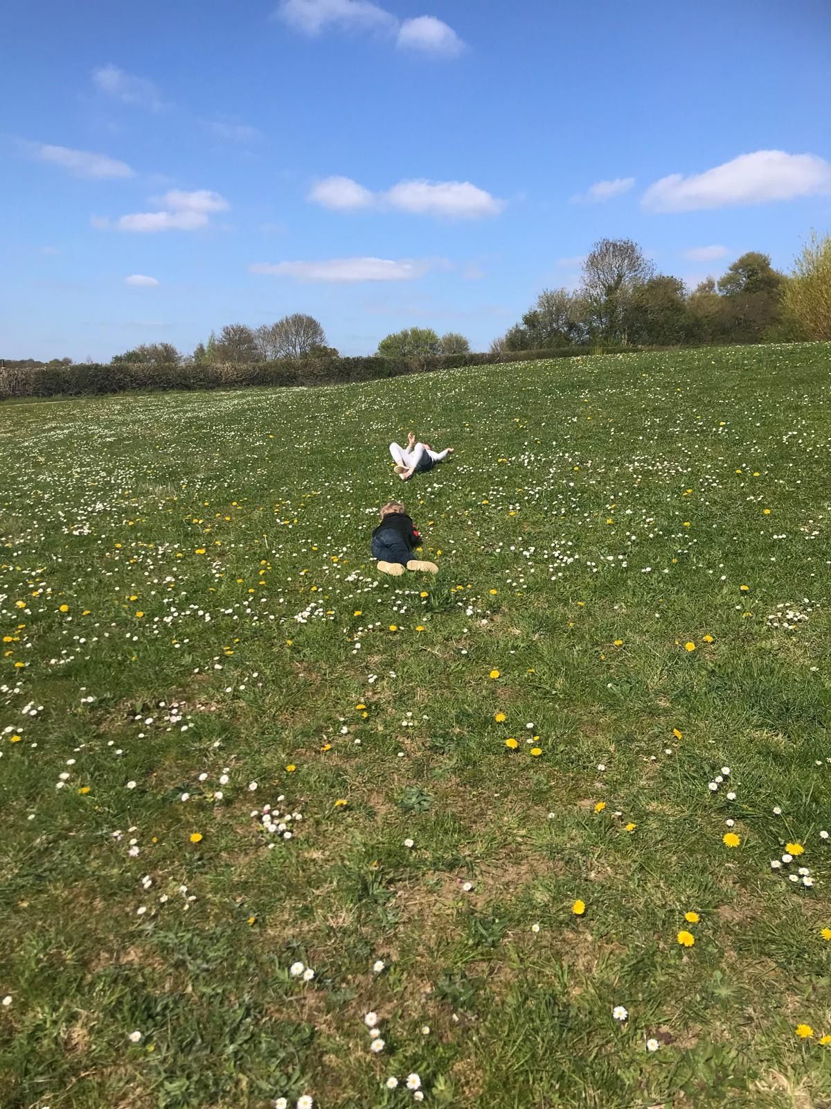 Holistic play - nothing better than rolling down a hill