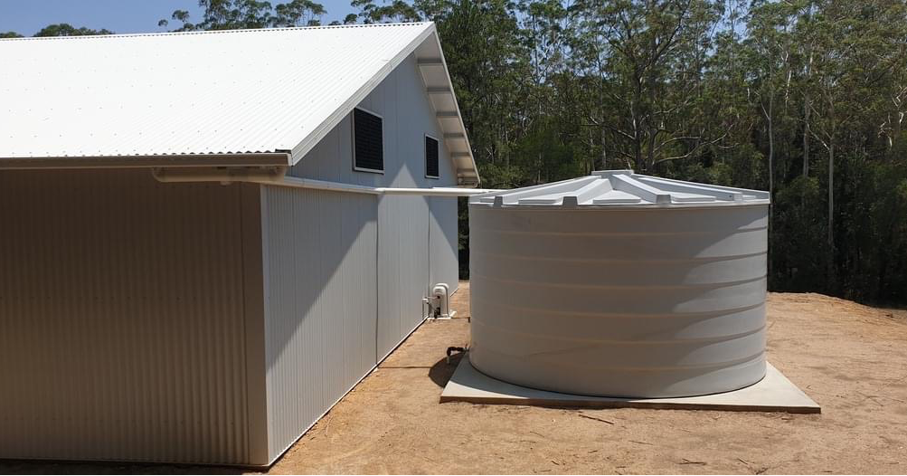 Suburban Water Tank — Gladstone Garden & Landscaping Supplies in Burua, QLD