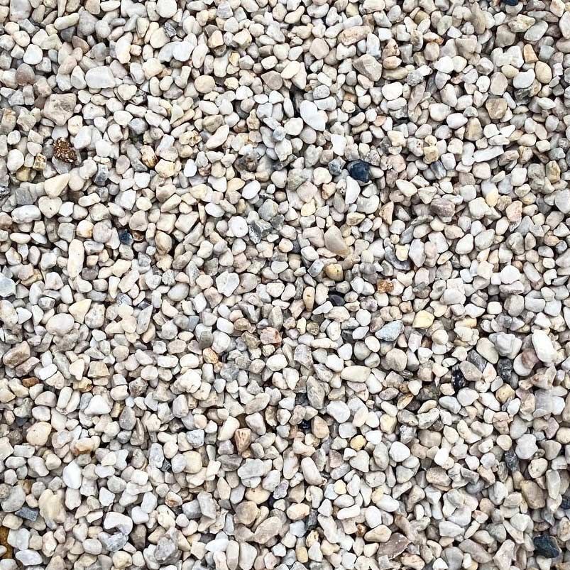 Emerald White Pebble 20mm