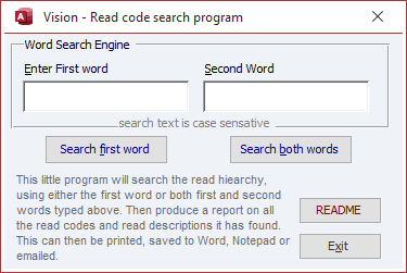 READ2 Code Search Utility