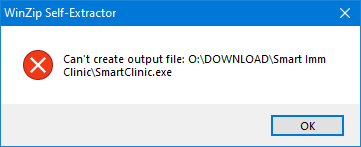 Cant Create Output File