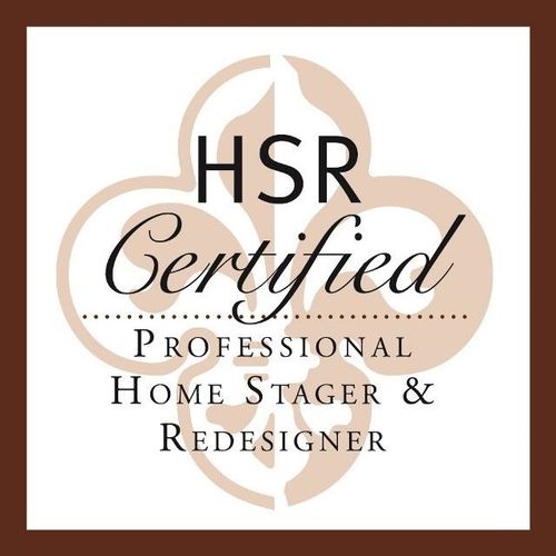 a hsr certified professional home stager and redesigner logo