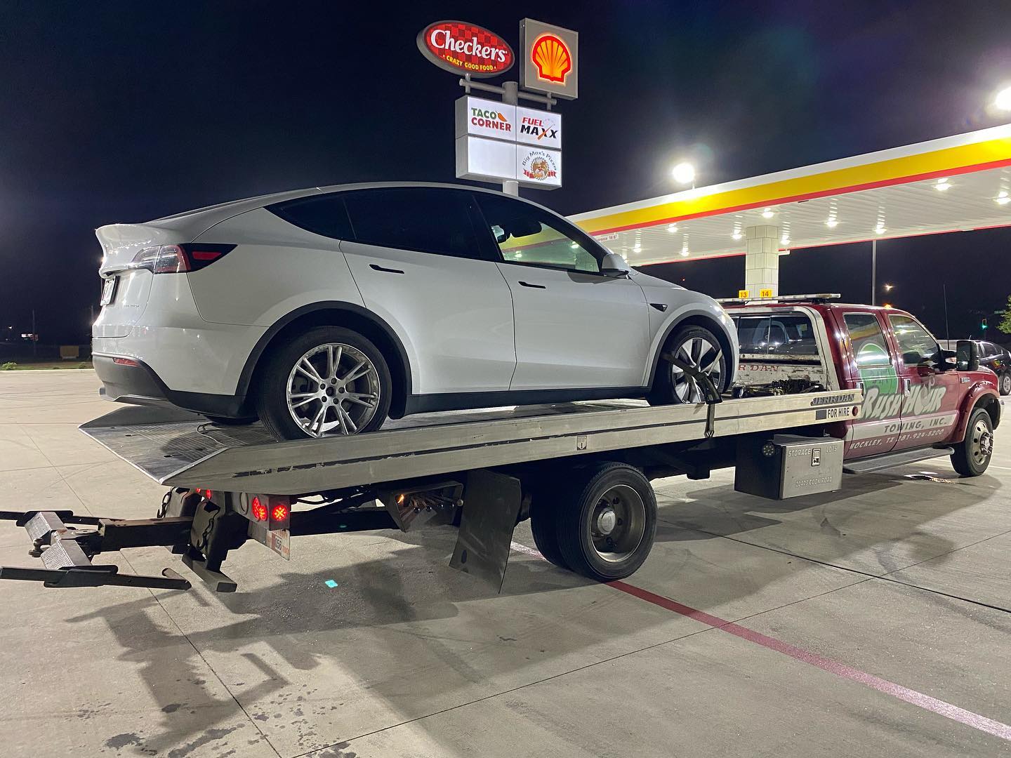 Electric Car Towing