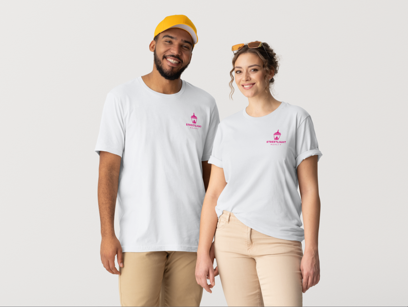 Simple Pink SLR Logo T-shirt