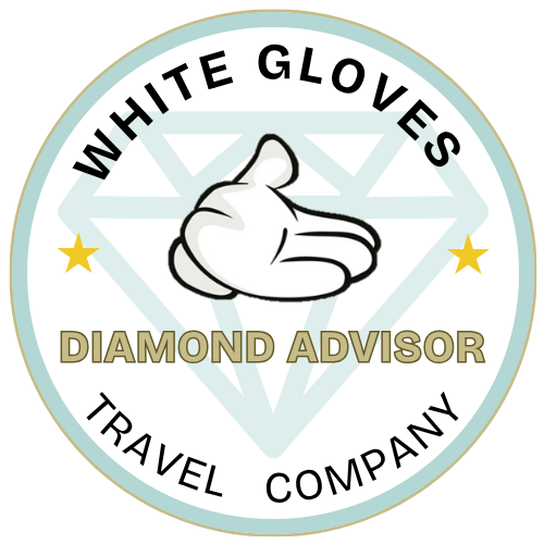 White Gloves Travel Company - Diamond Advisor badge.