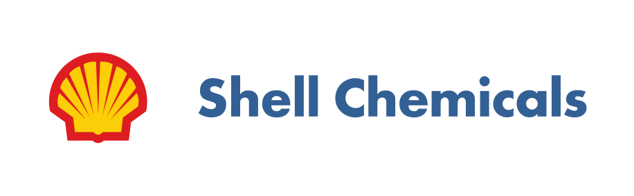 Shell Chemicals logo with red and yellow shell symbol and blue text.