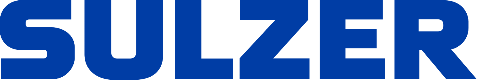 "SULZER" in large, blue capital letters.
