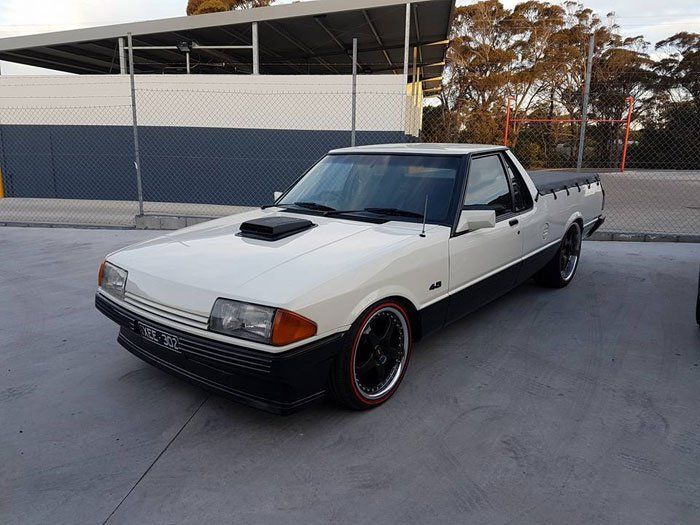 Front end of the car after repair