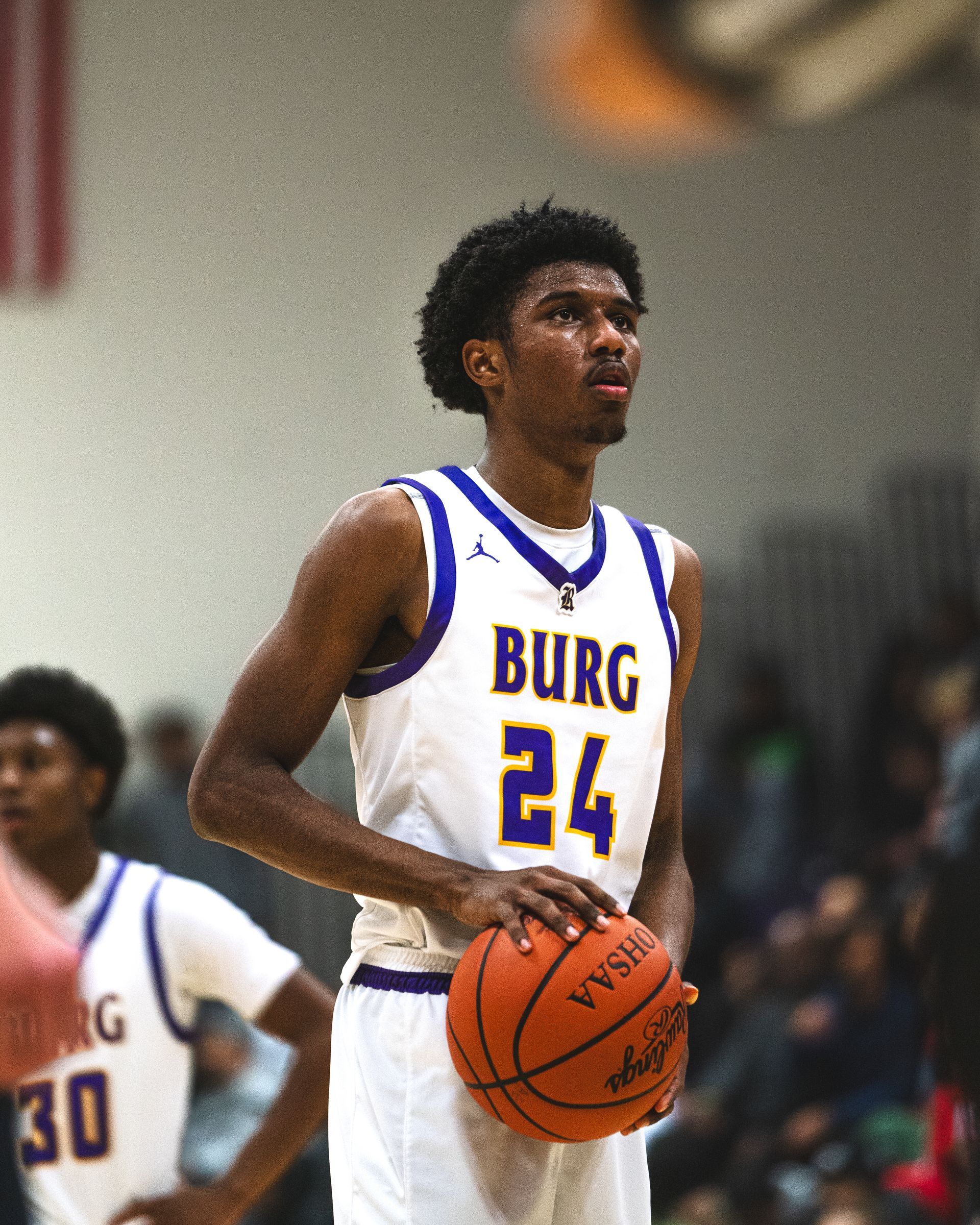 A basketball player with the number 24 on his jersey