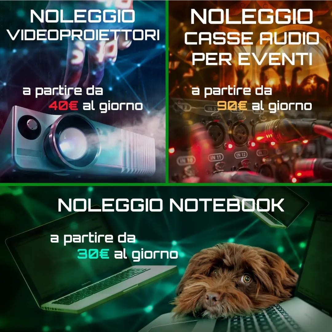 noleggio teli proiettori Pontremoli