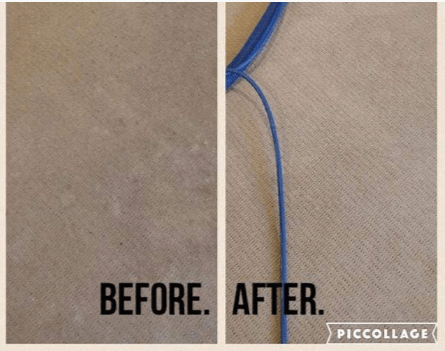 Vacuuming a Carpet — Pest Control & Carpet Cleaning Services in Boonooroo, QLD
