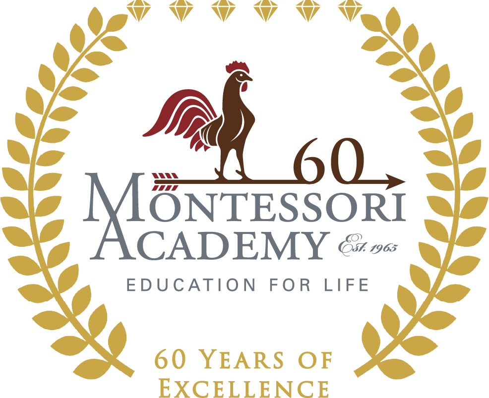 Montessori Academy 60th Year Anniversary Commemorative Logo